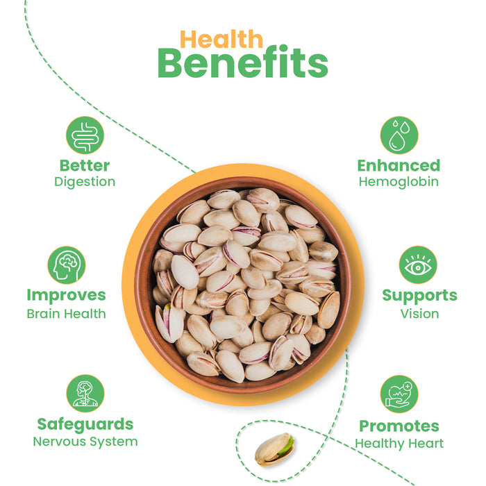 Nutraj California Roasted & Salted Pistachios Inshell (Pista) 400gm - Image 4