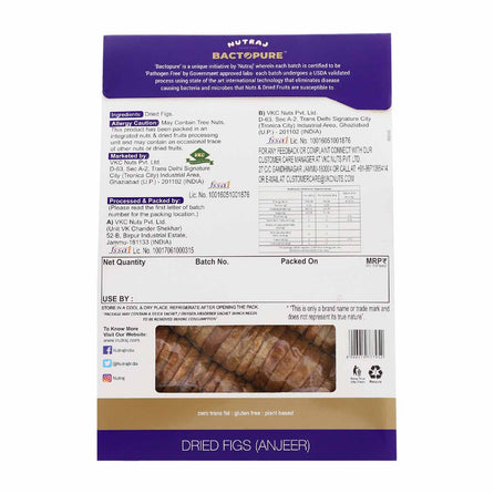 Nutraj Bactopure Dried Figs (Anjeer) 250gm - Image 3