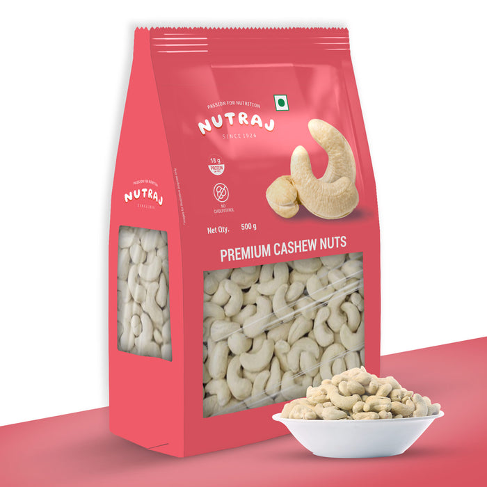Nutraj Premium Cashew Nuts (Kaju) 500gm