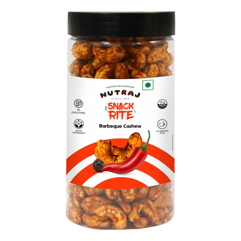 Nutraj Snackrite Barbeque Cashew 400g Jar